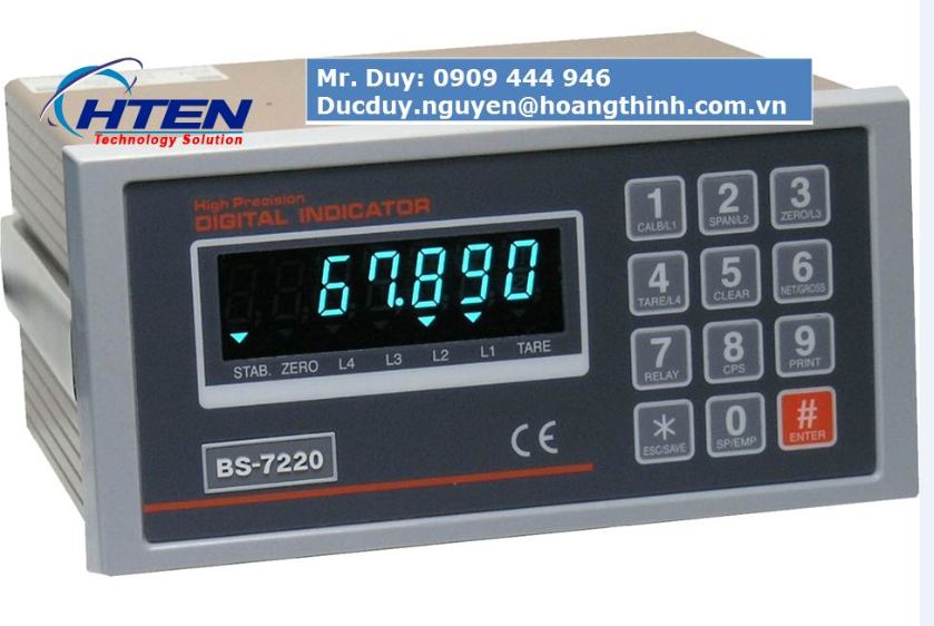 Bộ hiển thị cân BS-7220 BONGSHIN